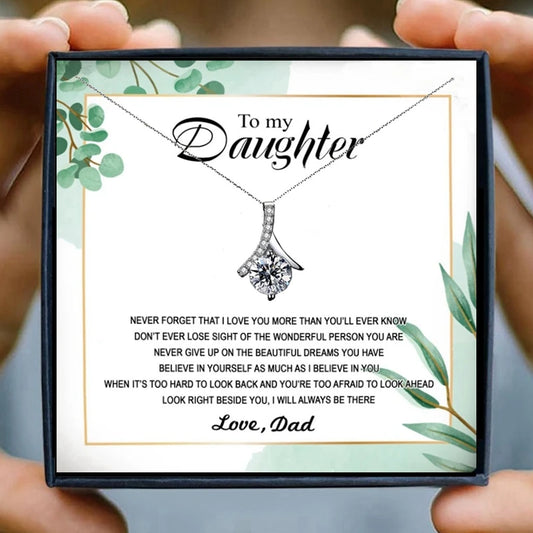 Dad's Love™: Daughter Pendant Necklace
