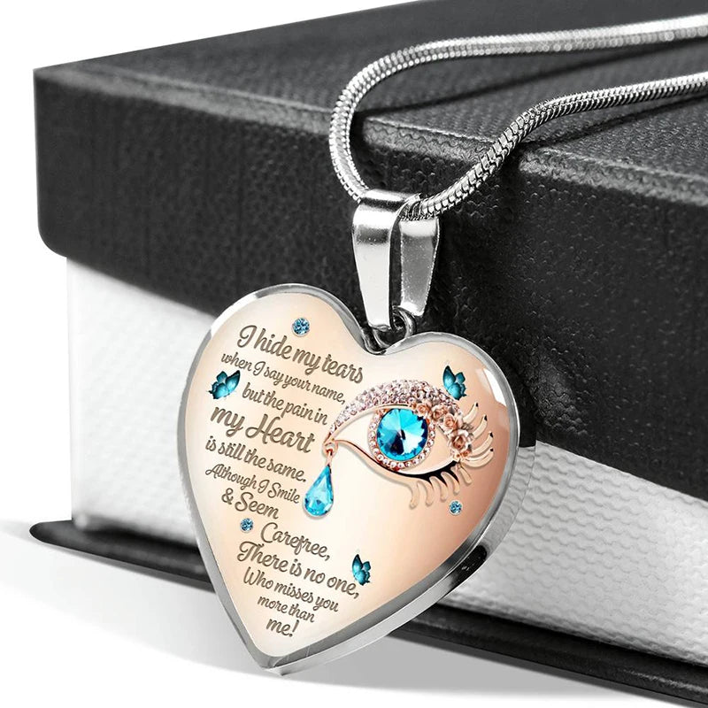 Sapphire Tear Necklace™: Memorial Inspiration