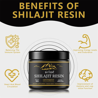 BIYODE 600MG Pure Himalayan Shilajit Resin