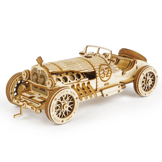 TimberTrek™: DIY Wooden Car Puzzle Kit