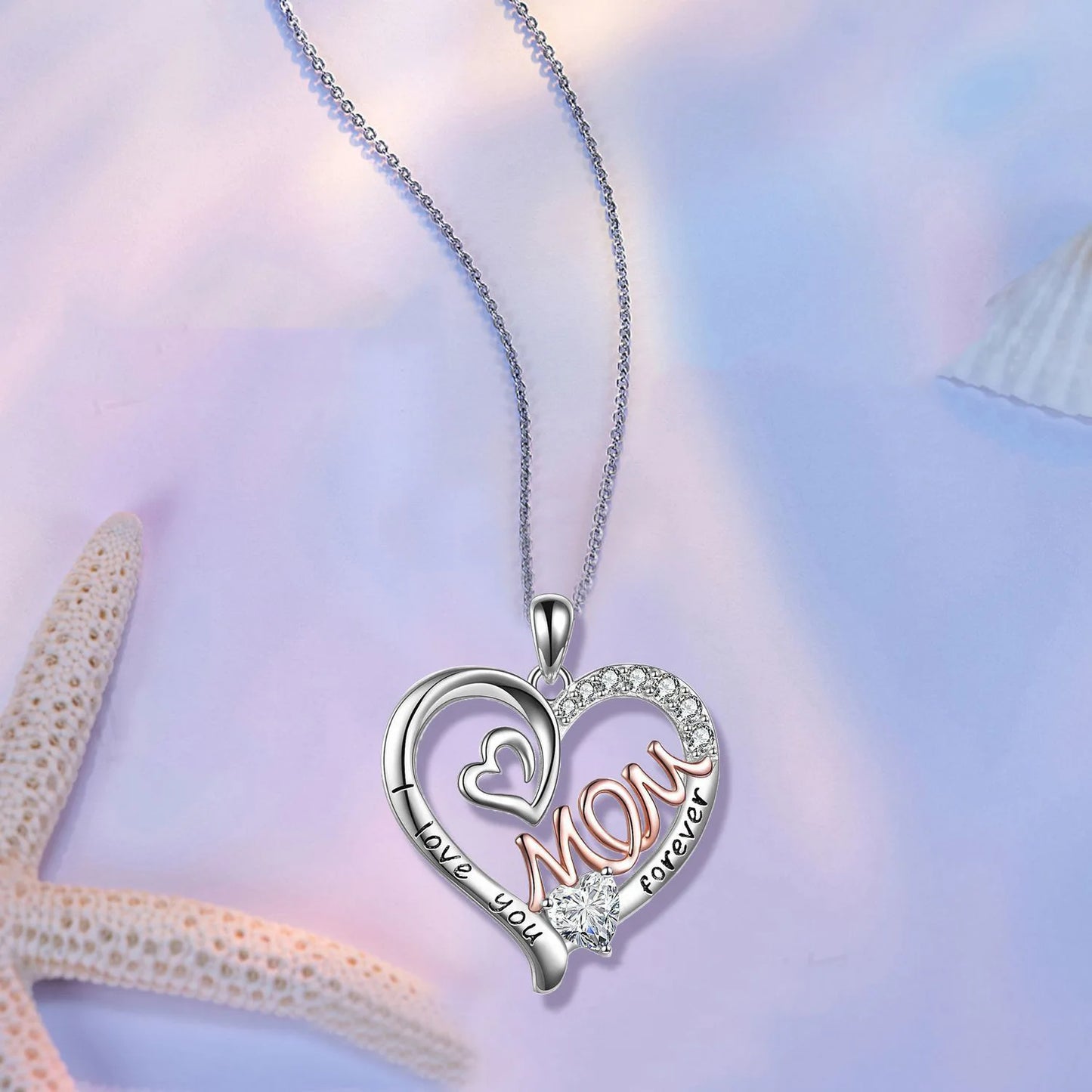 Infinite Devotion™: Mom's Eternal Love Necklace